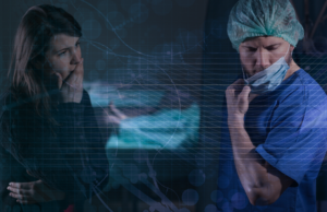 Doctor and Patient Contemplating Medical Errors